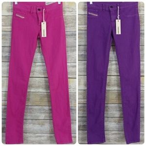 DIESEL 'LIVIER'‎ STRETCH JEGGING JEANS - NWT Sz 26